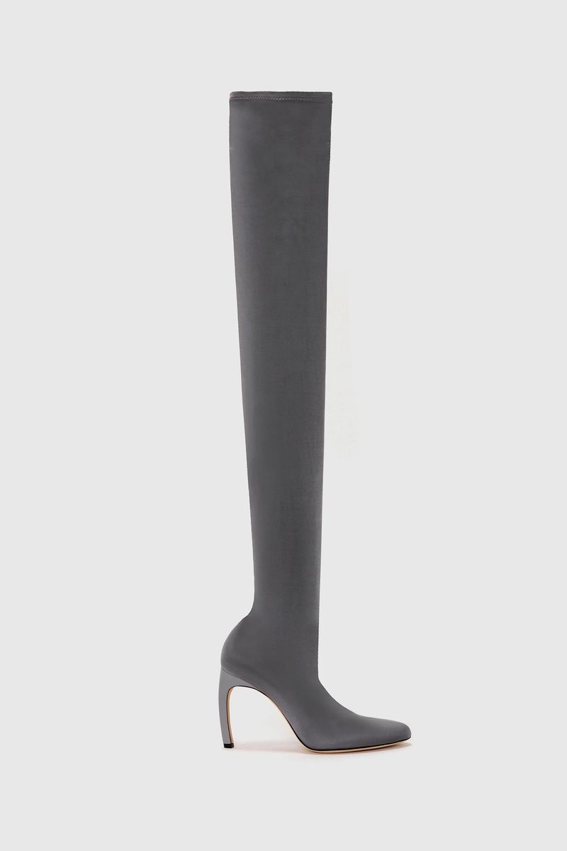 Harlow Thigh-High Stretch-Stiefel