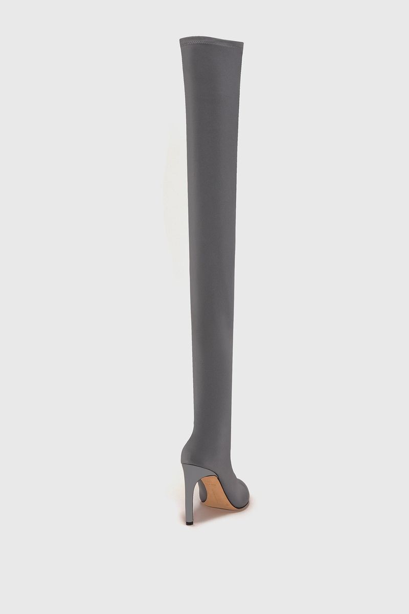 Harlow Thigh-High Stretch-Stiefel