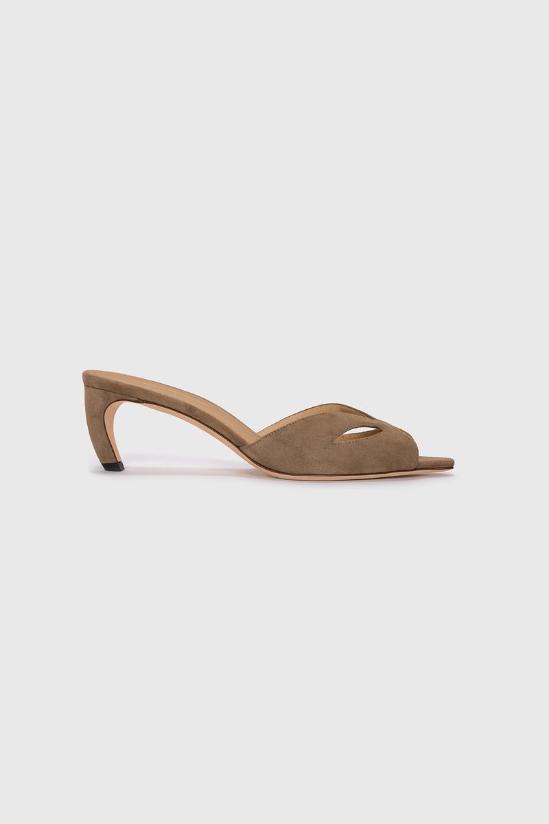 Harlow Mask Suede Pantoletten