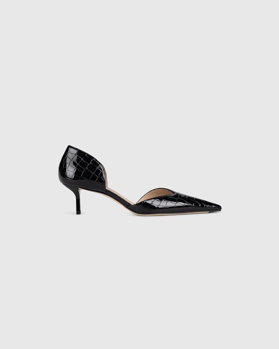 Krokodil-Prägung D'Orsay Pumps