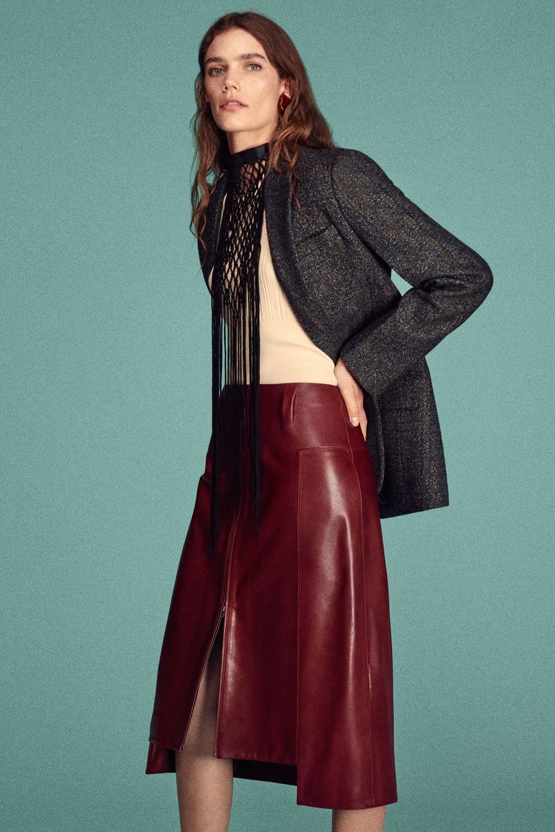 Taillierter Blazer in Melange-Optik