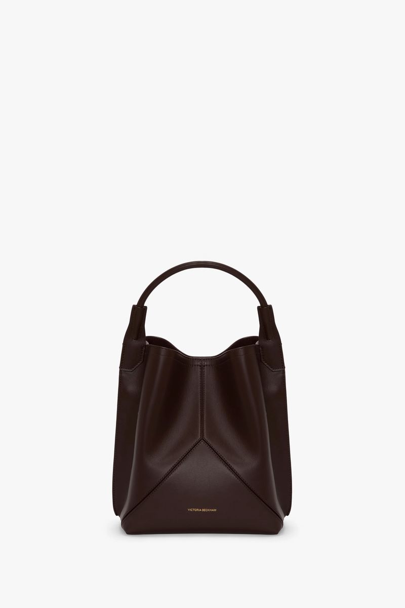 Strukturierte Nappa-Leder Beuteltasche