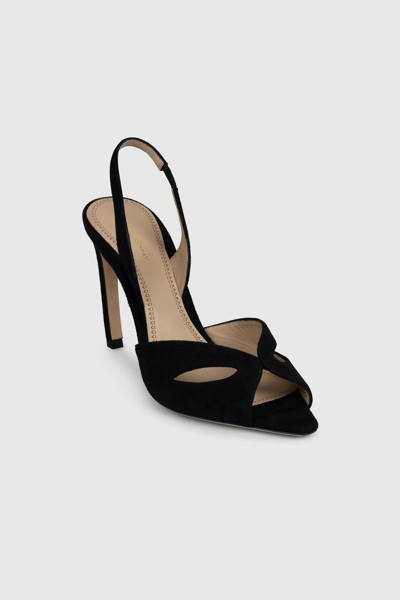 Harlow Mask Wildleder Slingback-Pumps