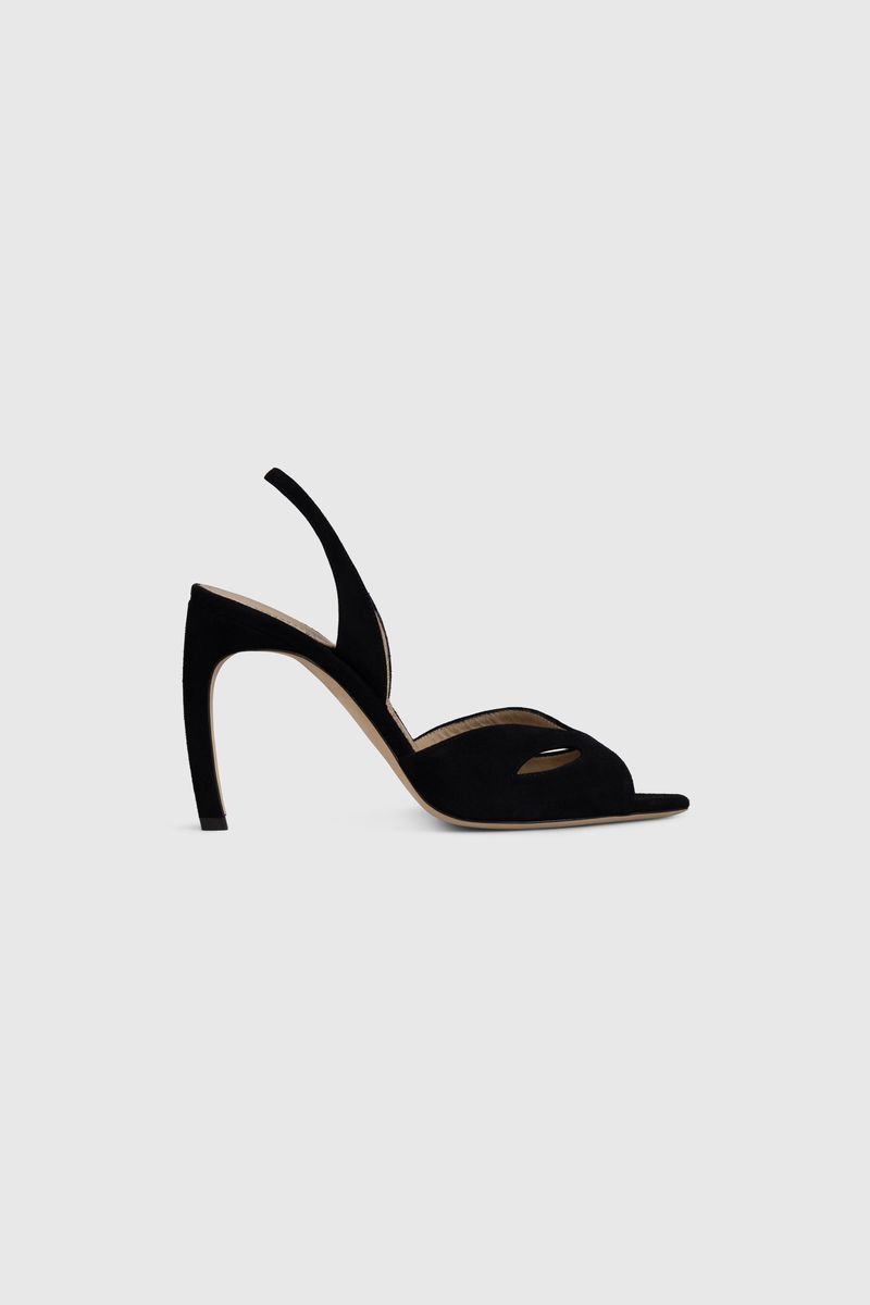 Harlow Mask Wildleder Slingback-Pumps