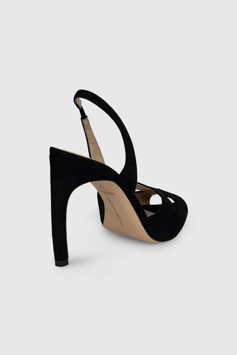 Harlow Mask Wildleder Slingback-Pumps