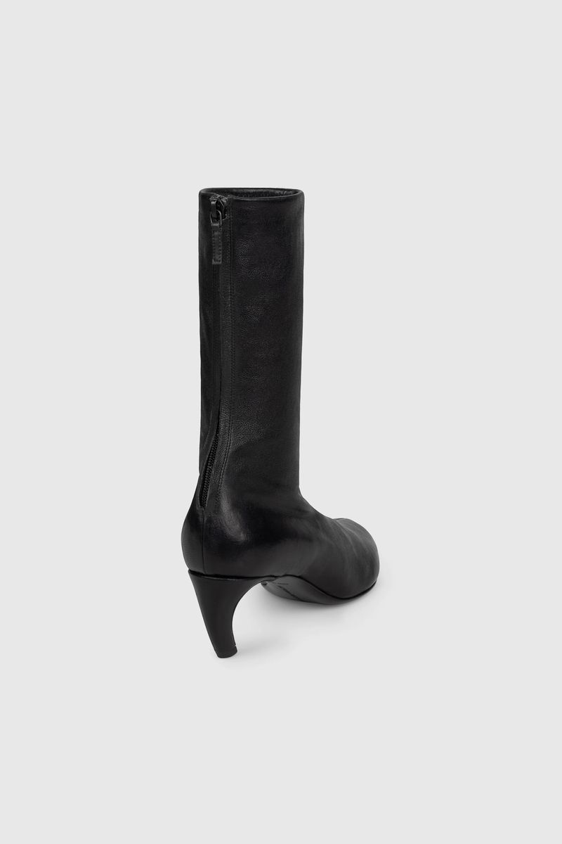 Harlow Stretch-Lederstiefeletten