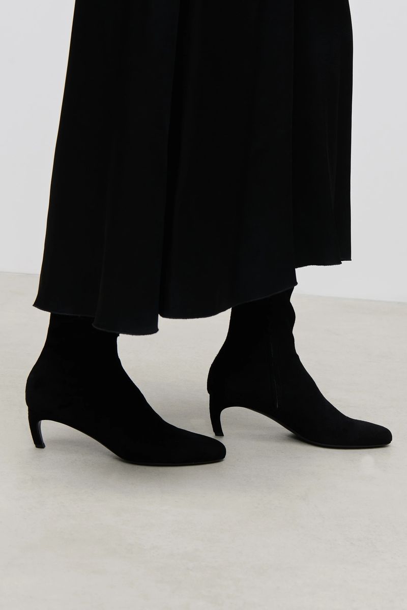 Harlow Stiefeletten aus Stretch-Wildleder