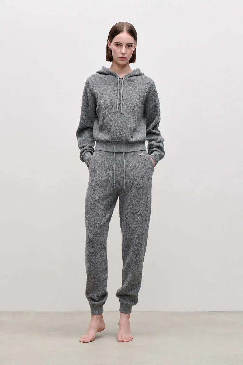 Flauschige Jogginghose aus Kaschmirmischung