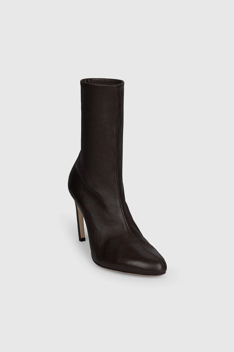 Harlow Stretch-Nappaleder-Stiefeletten