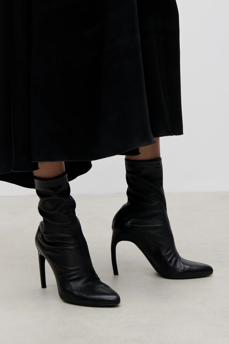 Harlow Stiefelette aus Stretch-Nappa