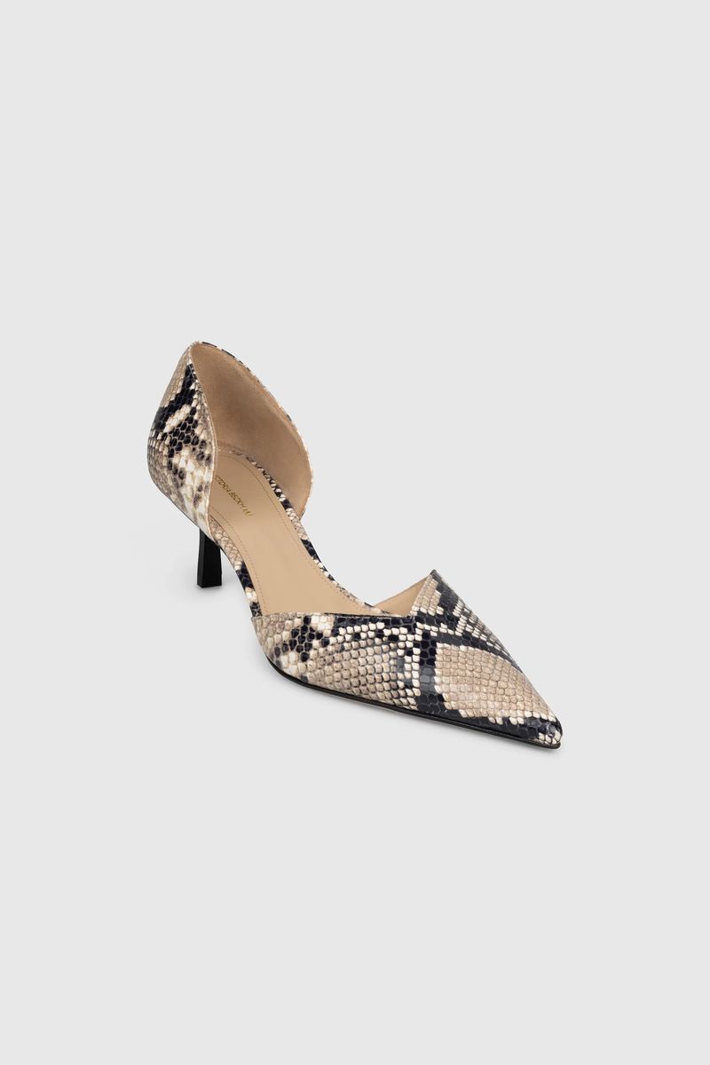 Spitze D'Orsay-Pumps in Schlangenoptik