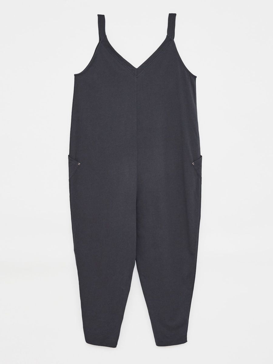 Lockerer Jumpsuit aus Baumwolljersey