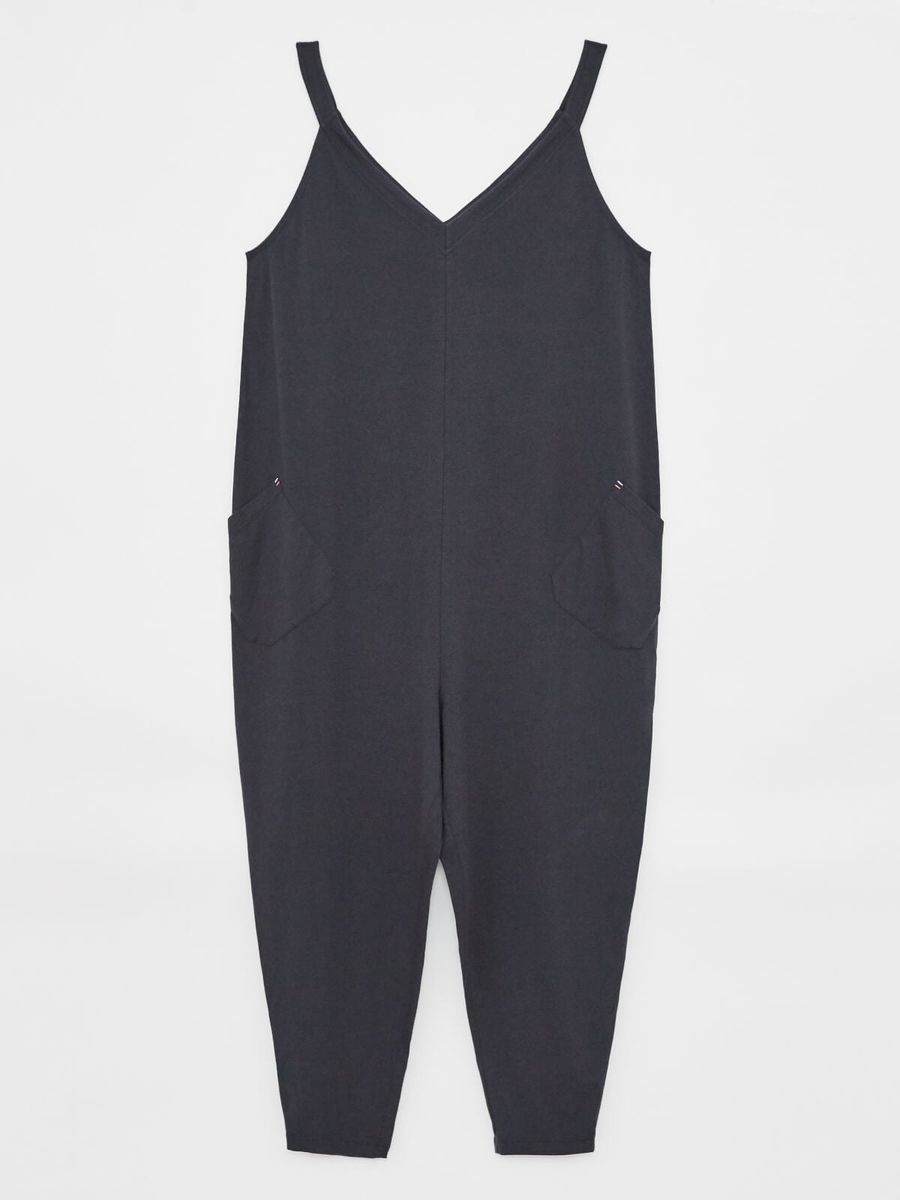 Lockerer Jumpsuit aus Baumwolljersey