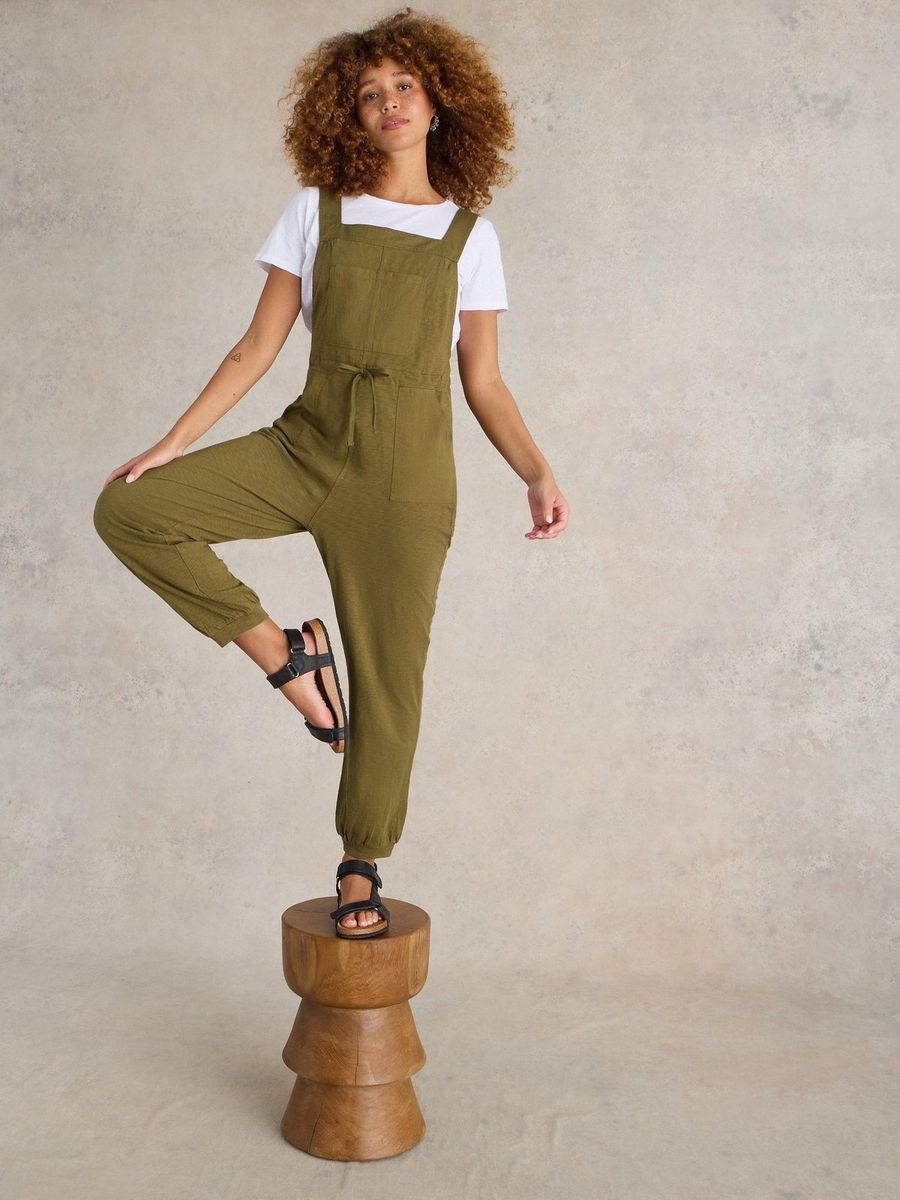 Bequeme Jersey-Latzhose mit Tunnelzug
