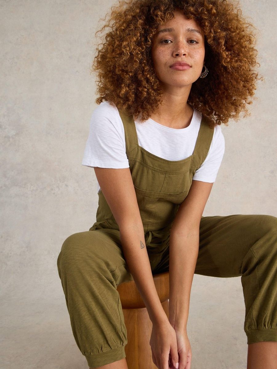 Bequeme Jersey-Latzhose mit Tunnelzug