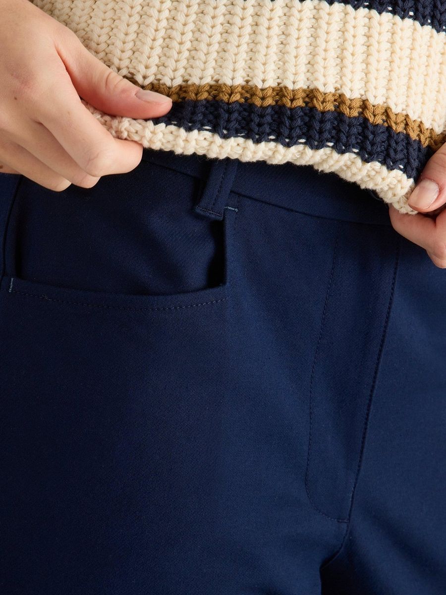 Klassische Baumwoll-Stretch-Chino