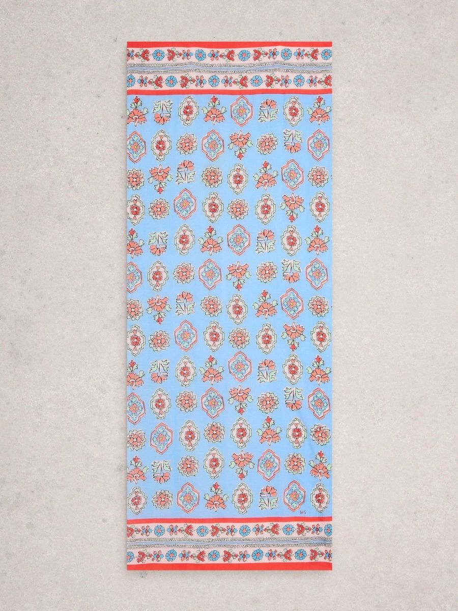 Leichtes Halstuch mit Blumenprint