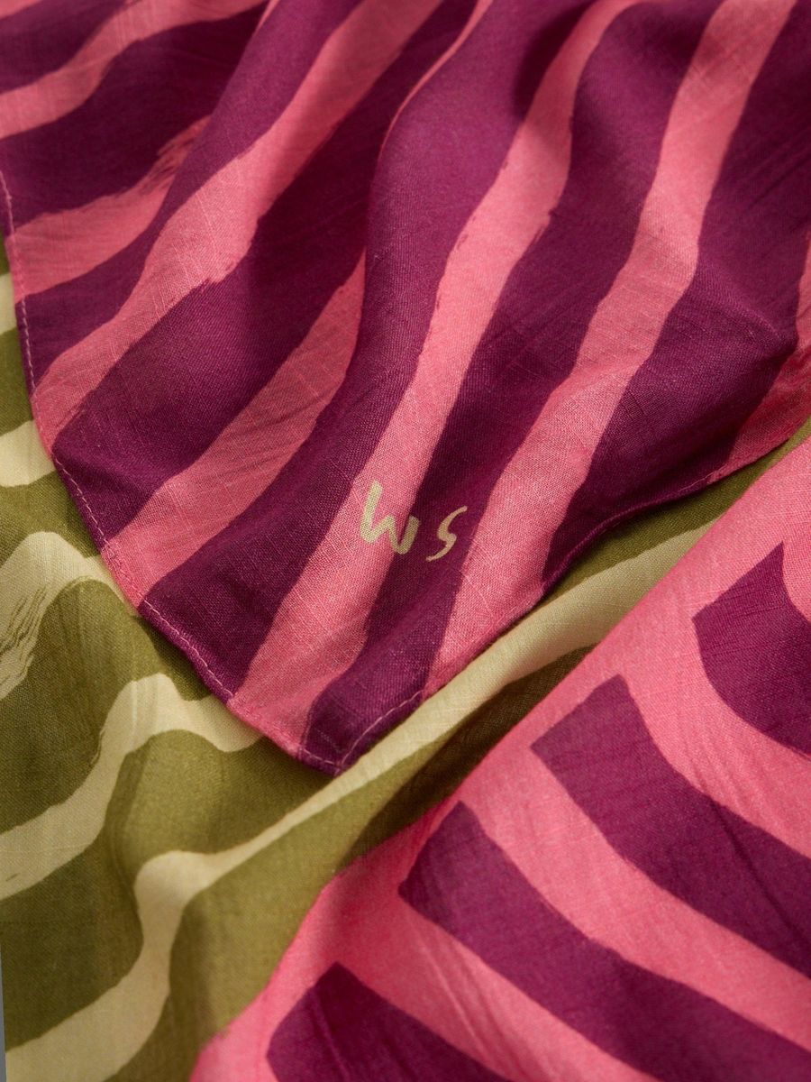 Abstrakt Bedruckter Geometrischer Callie Schal