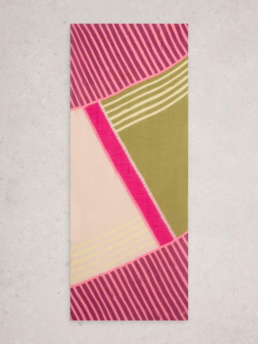 Abstrakt Bedruckter Geometrischer Callie Schal