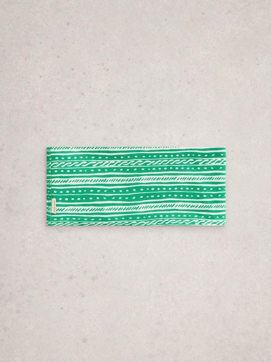 Vielseitiger Loop-Schal mit geometrischem Muster