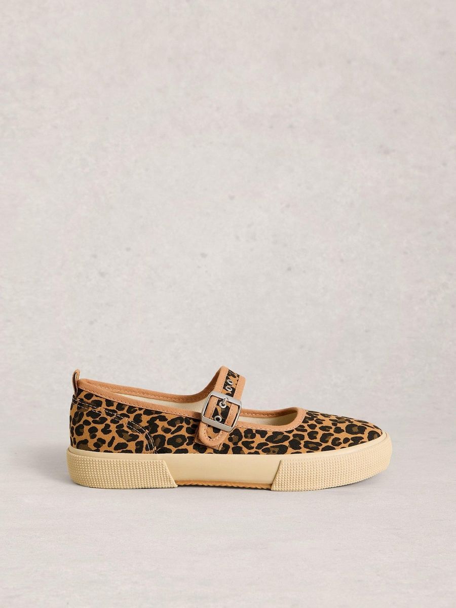 Mary Janes mit Leopardenmuster