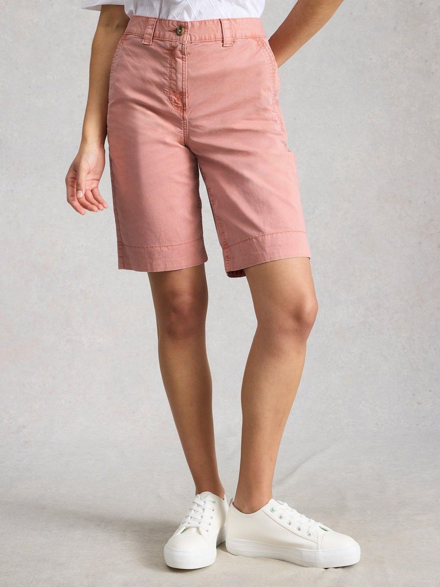 Chino-Shorts aus Bio-Stretch-Baumwolle