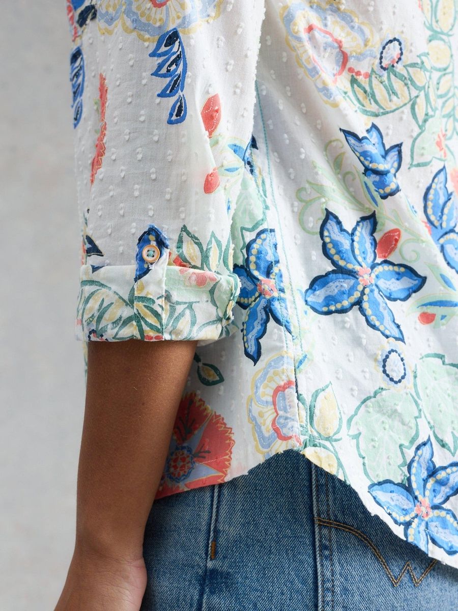 Sophie Bluse mit Blumenprint aus Bio-Baumwolle