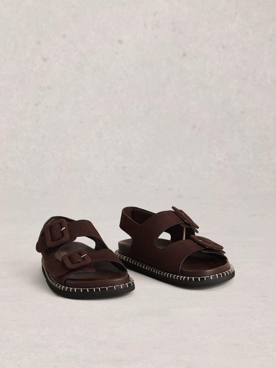 Bailey Wildledersandalen mit Schnallen