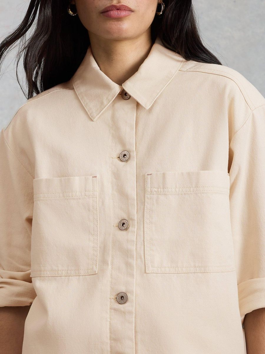 Vielseitige Hemdjacke aus Bio-Baumwolle