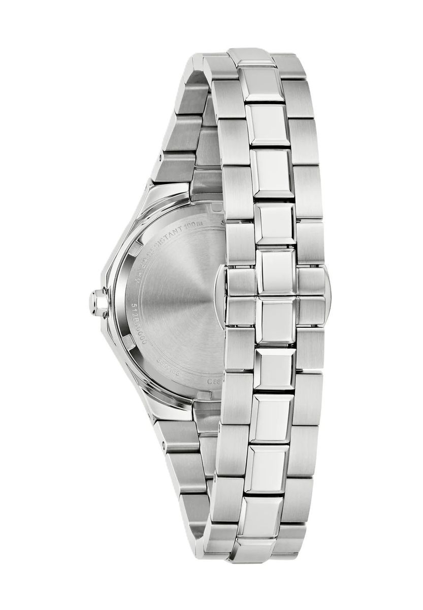 Elegante achteckige Stahluhr