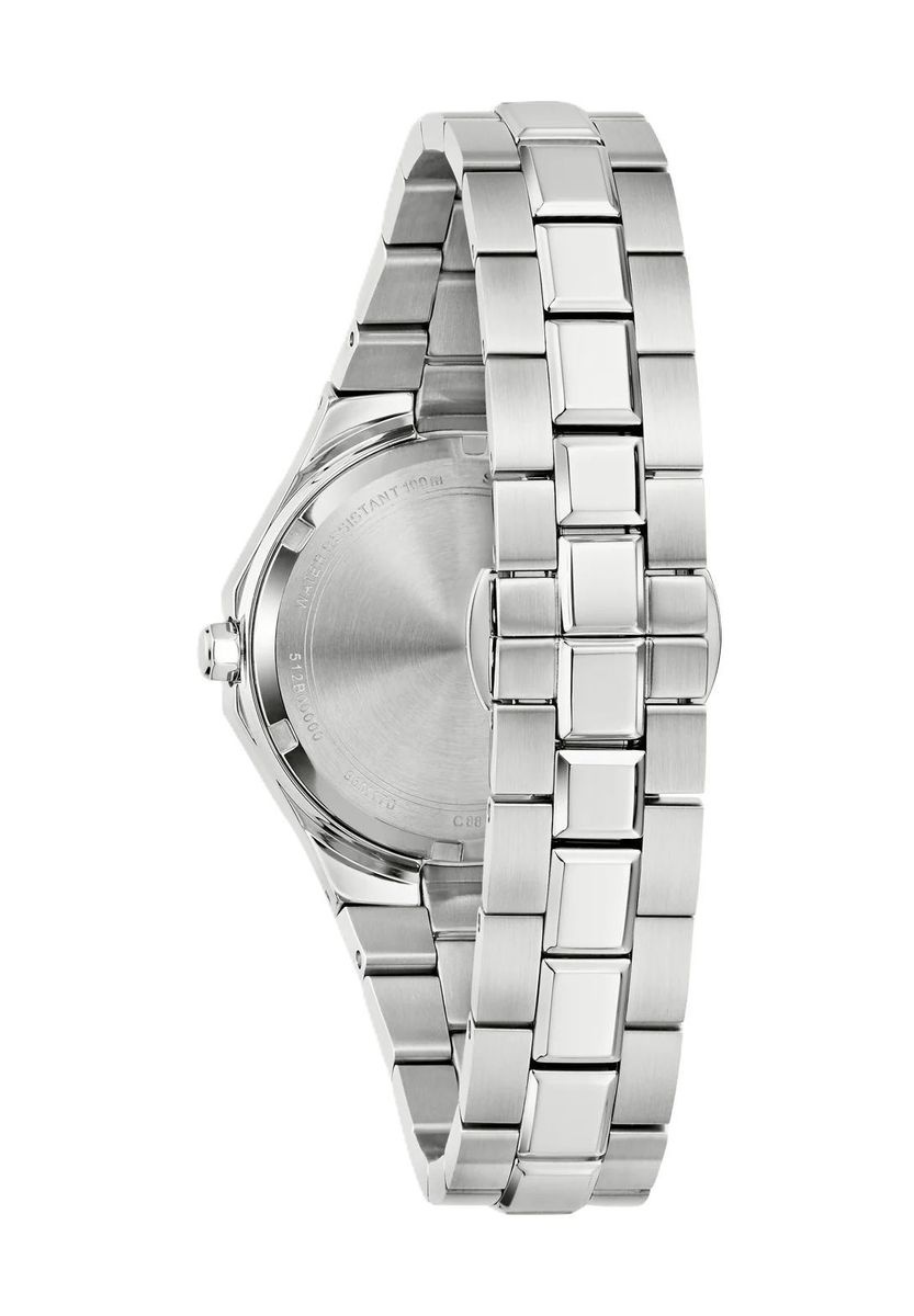 Elegante achteckige Gliederarmbanduhr
