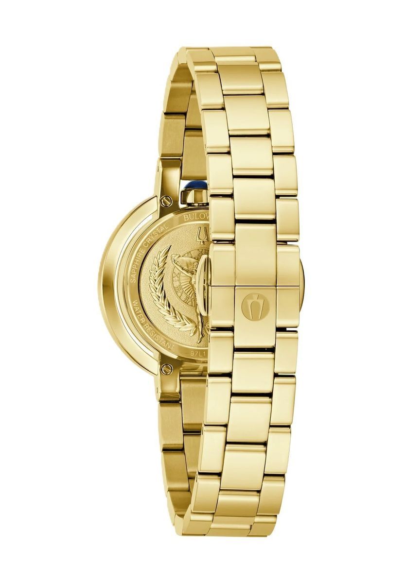 Elegante Armbanduhr mit Perlmutt-Zifferblatt