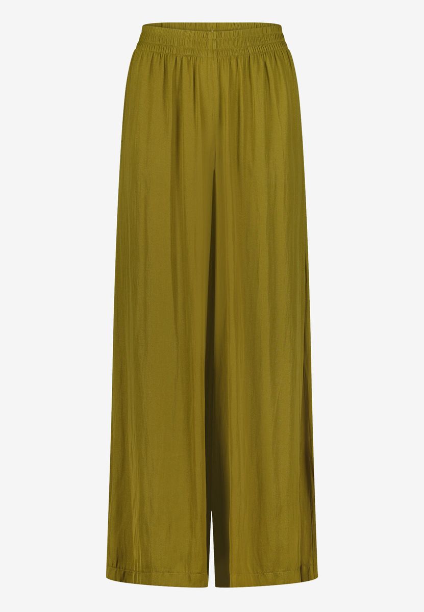 Fließende Weitbein-Palazzo-Hose