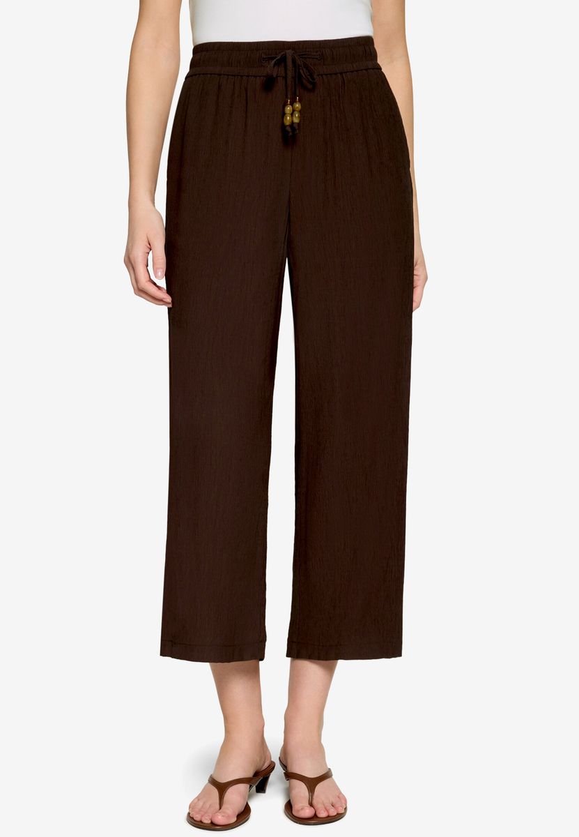 Bequeme 7/8 Hose mit weitem Bein