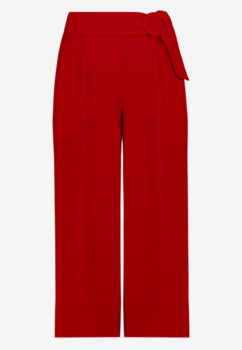 Culotte in 7/8-Länge mit Gürtelschnalle