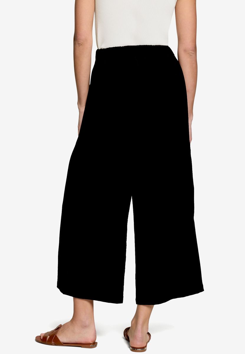 Weite Culotte mit Taillenschnalle