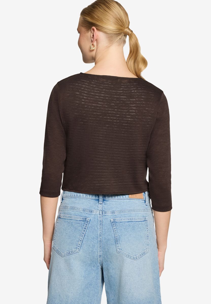 Bolero zum Binden mit 3/4-Arm