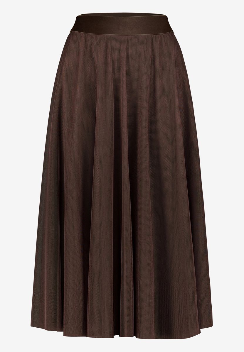 Elegantes mehrlagiges Tüll-Midi