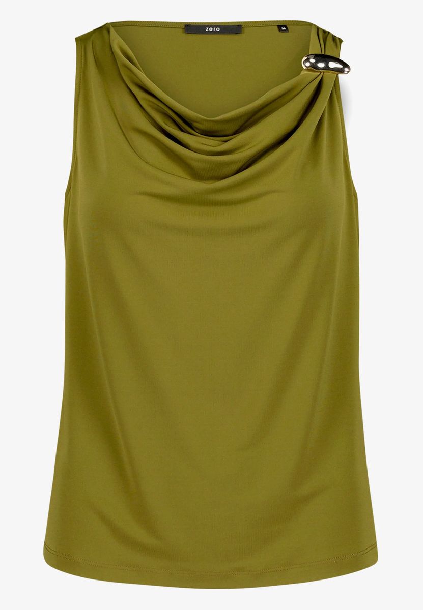 Elegantes Top mit Wasserfallausschnitt