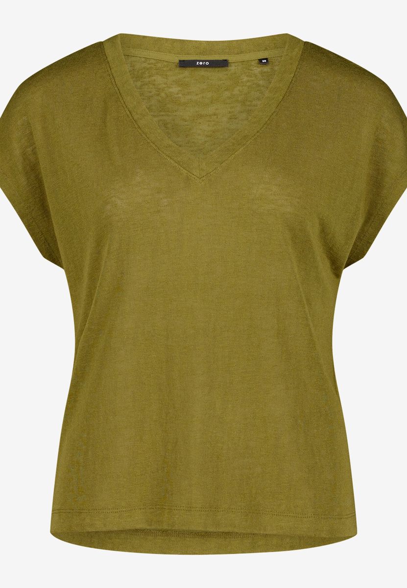 Essentielles V-Ausschnitt T-Shirt