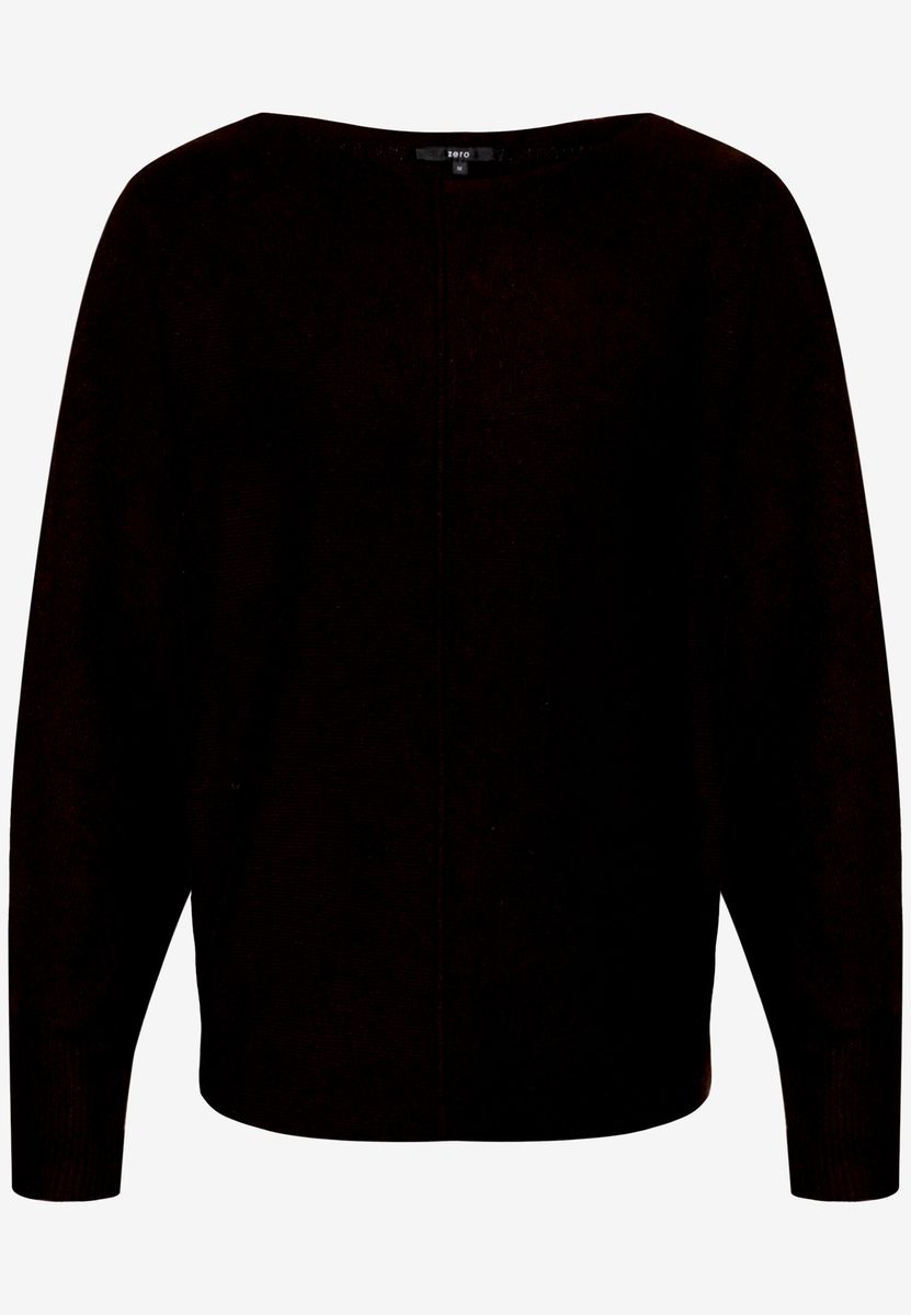 Strickpullover mit Fledermausärmeln