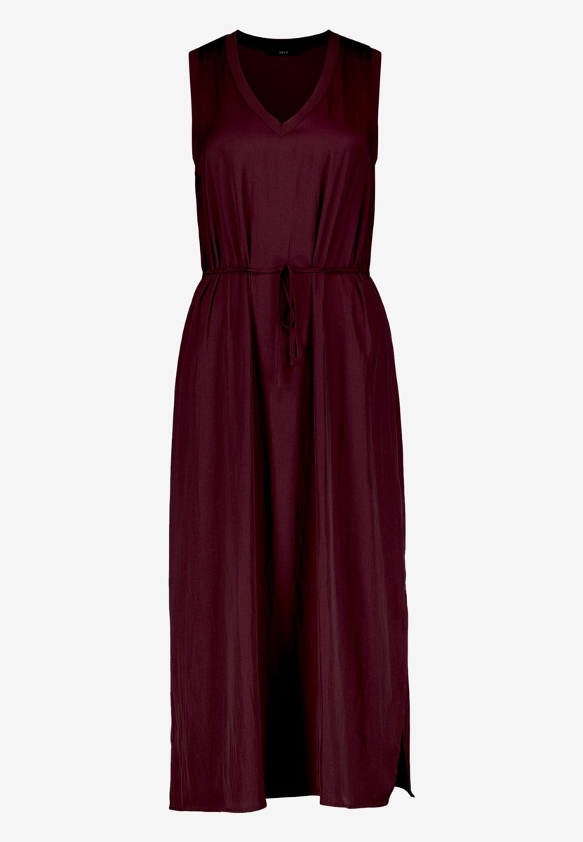 Elegantes ärmelloses Midikleid mit Schlitz