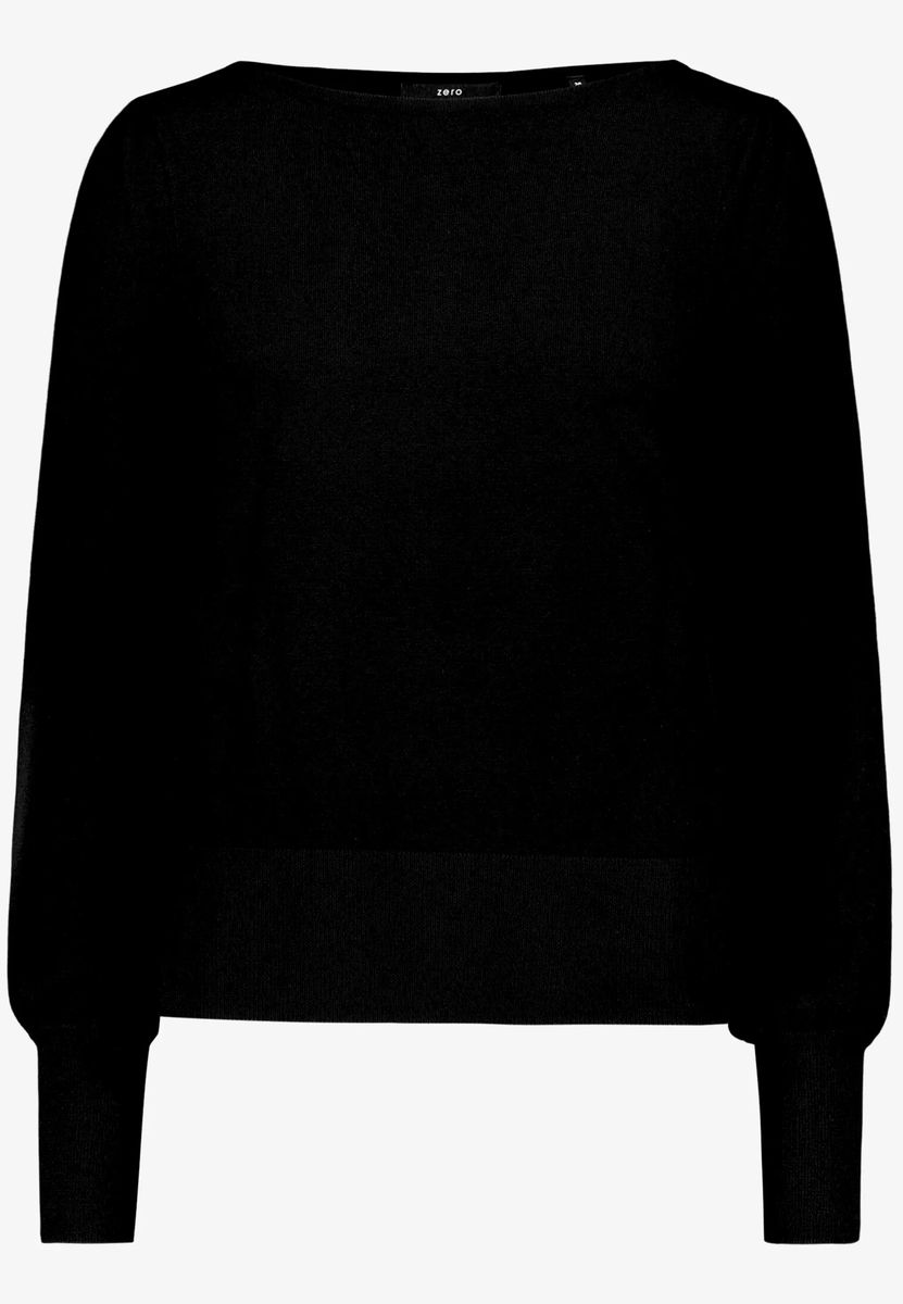 Eleganter Feinstrickpullover mit U-Boot-Ausschnitt