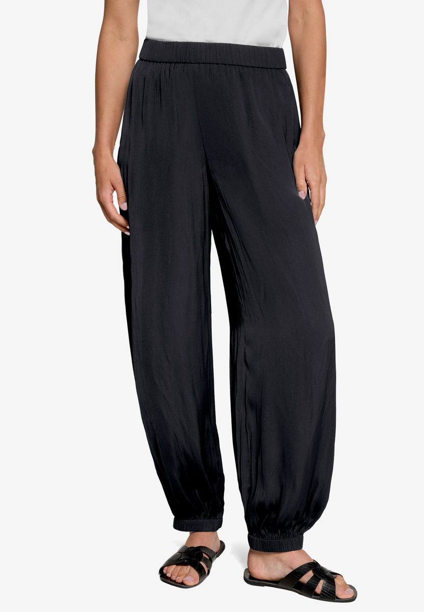 Lockere Schlupfhose mit Gummizug