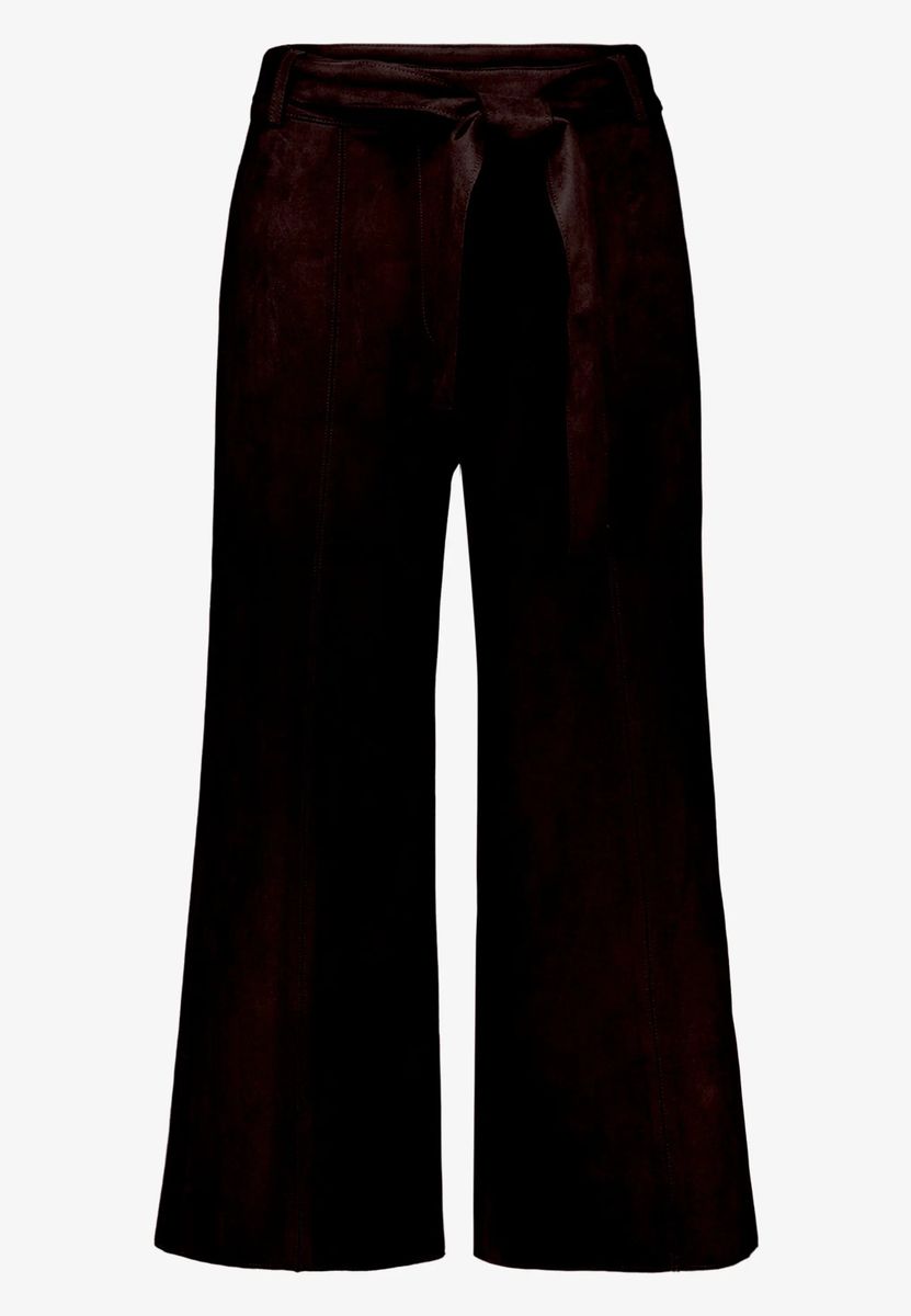 High-Waist Culotte mit Bindegürtel