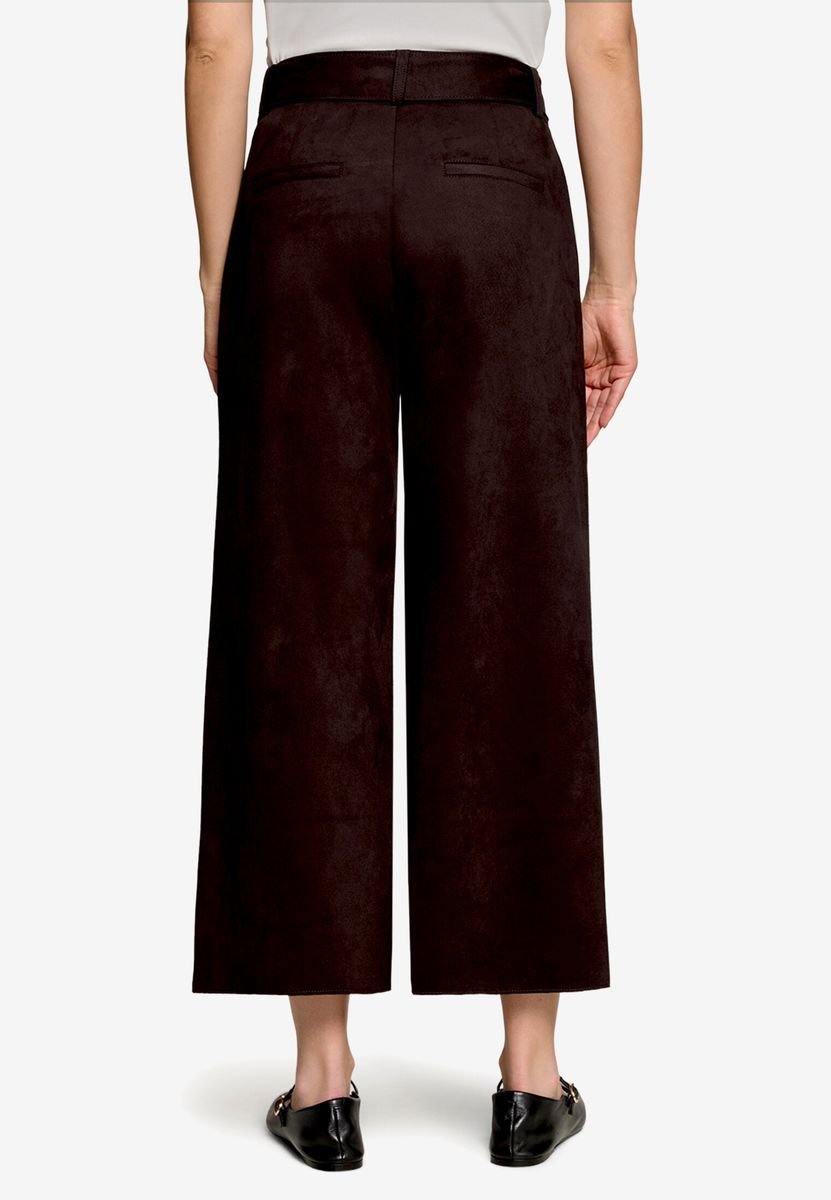 High-Waist Culotte mit Bindegürtel