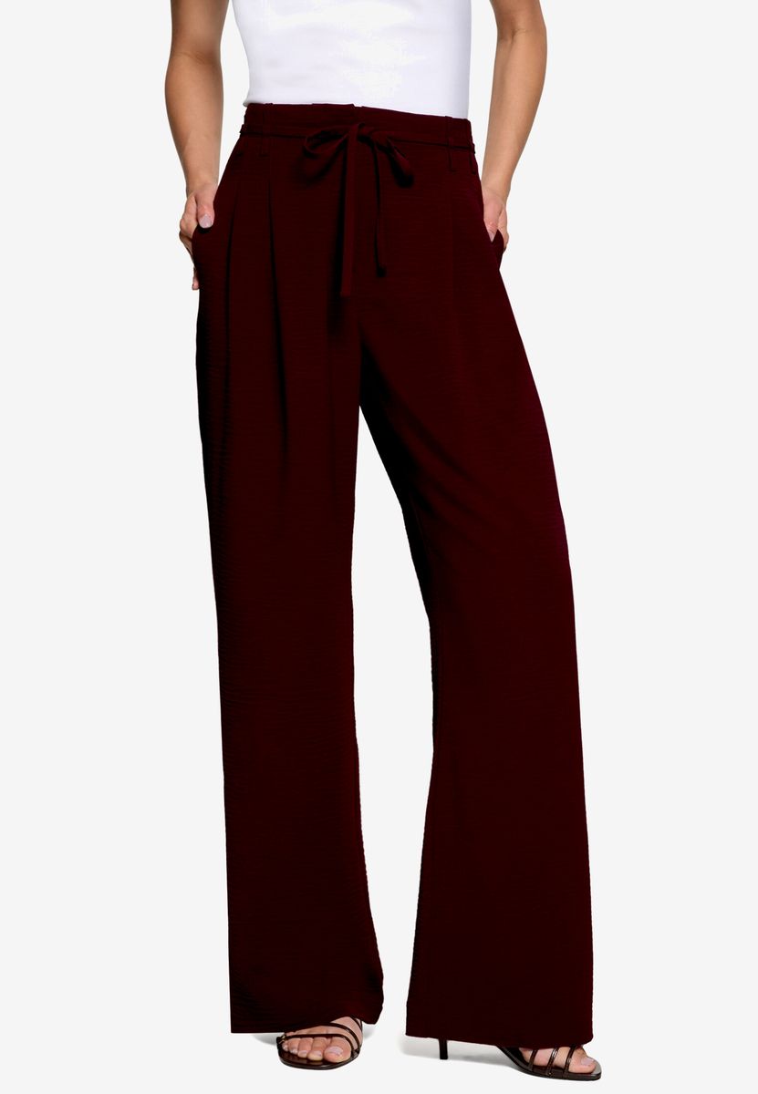 Elegante High-Waist Weitbeinhose
