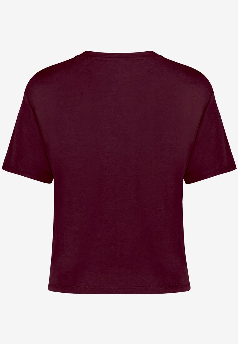 Oversized T-Shirt mit Seitenschnalle