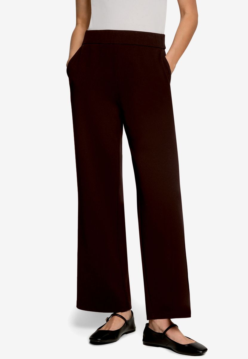 Minimalistische Hose mit weitem Bein