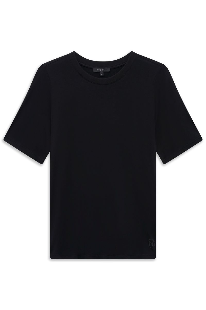 Weiches Rundhals-T-Shirt mit Halbarm
